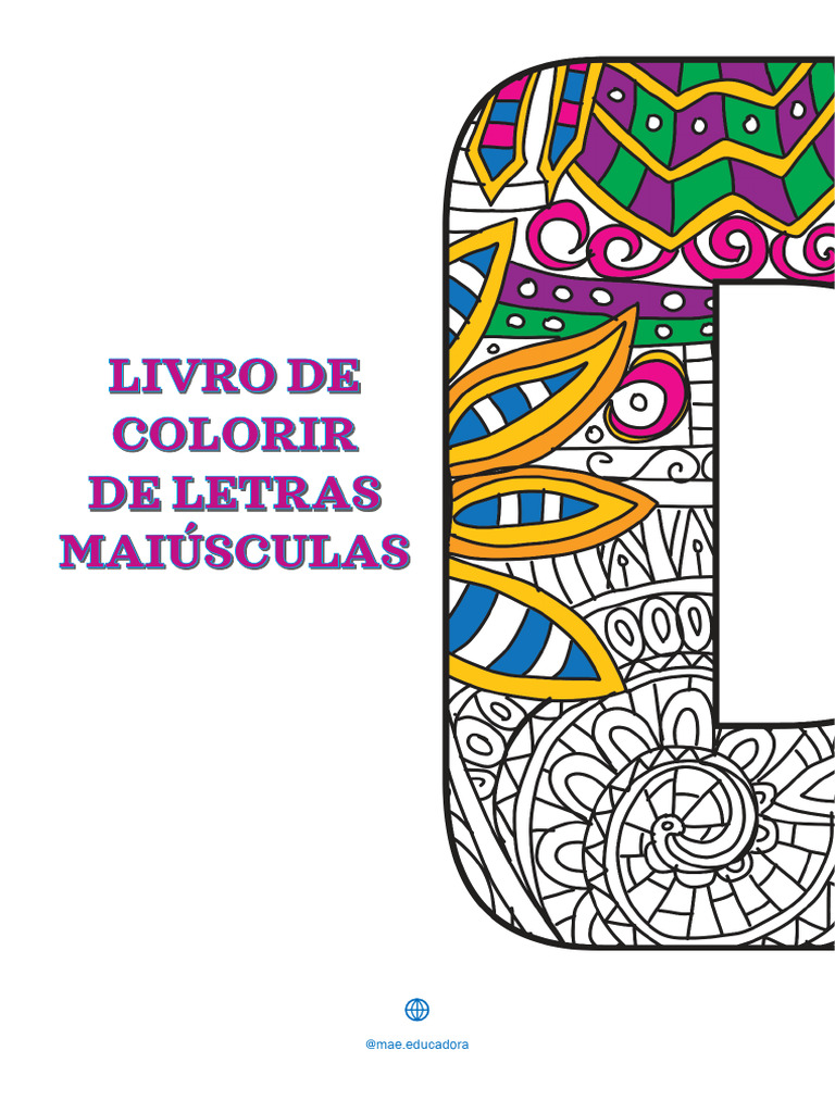 Livro de Colorir Letras Do Alfabeto | PDF