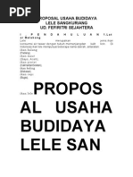 Download Proposal Usaha Budidaya Lele by Ayas Vera C Marmutt SN72476954 doc pdf
