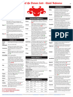 Shadow of The Demon Lord Cheat Sheet by DannyLeeGrimes