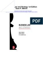 Download Business Law And Strategy 1St Edition Sean P Melvin full chapter