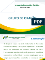 Slide - Formação 001 - o Grupo de Oração