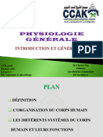 Introduction Et Generalité A La Physiologie