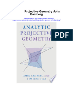 Download Analytic Projective Geometry John Bamberg full chapter