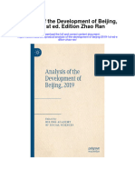 Analysis of The Development of Beijing 2019 1St Ed Edition Zhao Ran Full Chapter