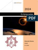 Eclipse Solar Lunes 08 de Abril de 2024