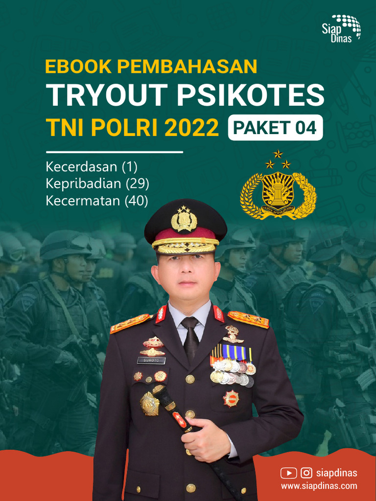 Tryout Psikotes TNI Polri 2022 Paket 04 | PDF