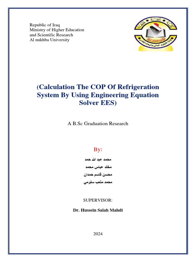 cop rs | PDF | Thermodynamics | Process Engineering