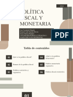 Política Fiscal y Monetaria