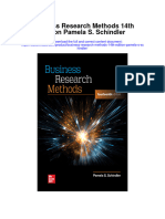 Download Business Research Methods 14Th Edition Pamela S Schindler full chapter