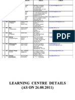 Learning Centres Details - 26.08.2011(2)