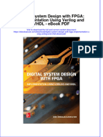 book pdf Digital System Design With Fpga Implementation Using Verilog And Vhdl Pdf full chapter