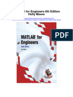 Download Matlab For Engineers 6Th Edition Holly Moore full chapter