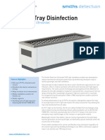 UV-Light Tray Disinfection: Standalone Module Ultraviolet