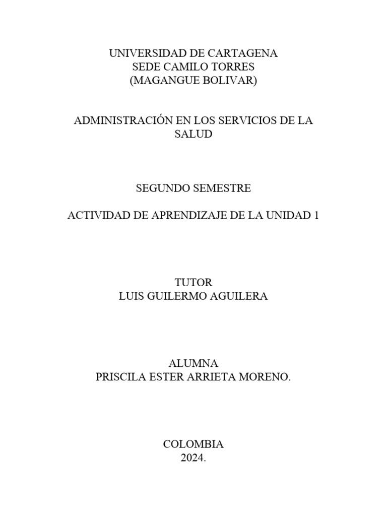 ACT U1, Mate II | PDF | Ambulancia | Medicina CLINICA