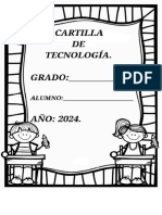 CARTILLA DE TECNOLOGIA. 2° GRADO