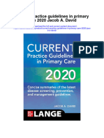 Current Practice Guidelines in Primary Care 2020 Jacob A David Full Chapter