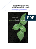 Download Current Psychotherapies Danny Wedding And Raymond J Corsini full chapter