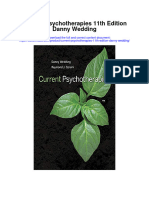 Current Psychotherapies 11Th Edition Danny Wedding Full Chapter
