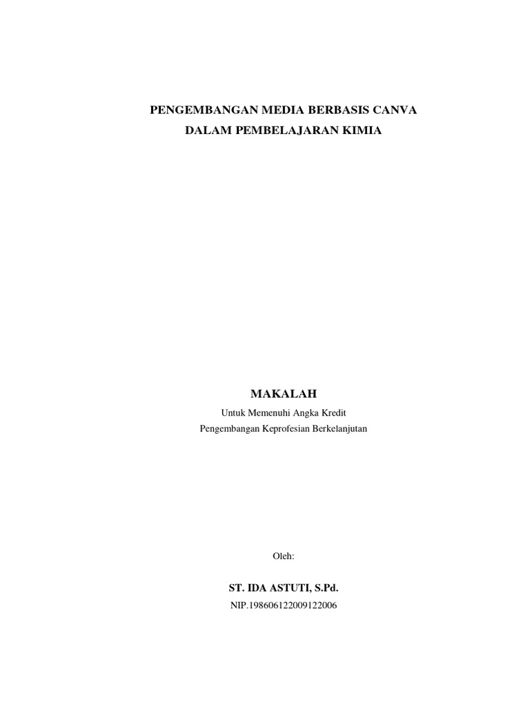 Makalah canva pdf