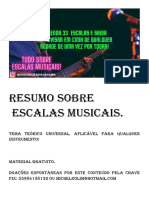 Escalas Musicais Por Michel k Bergmann Rolim Em PDF