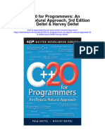 Download C20 For Programmers An Objects Natural Approach 3Rd Edition Paul Deitel Harvey Deitel full chapter