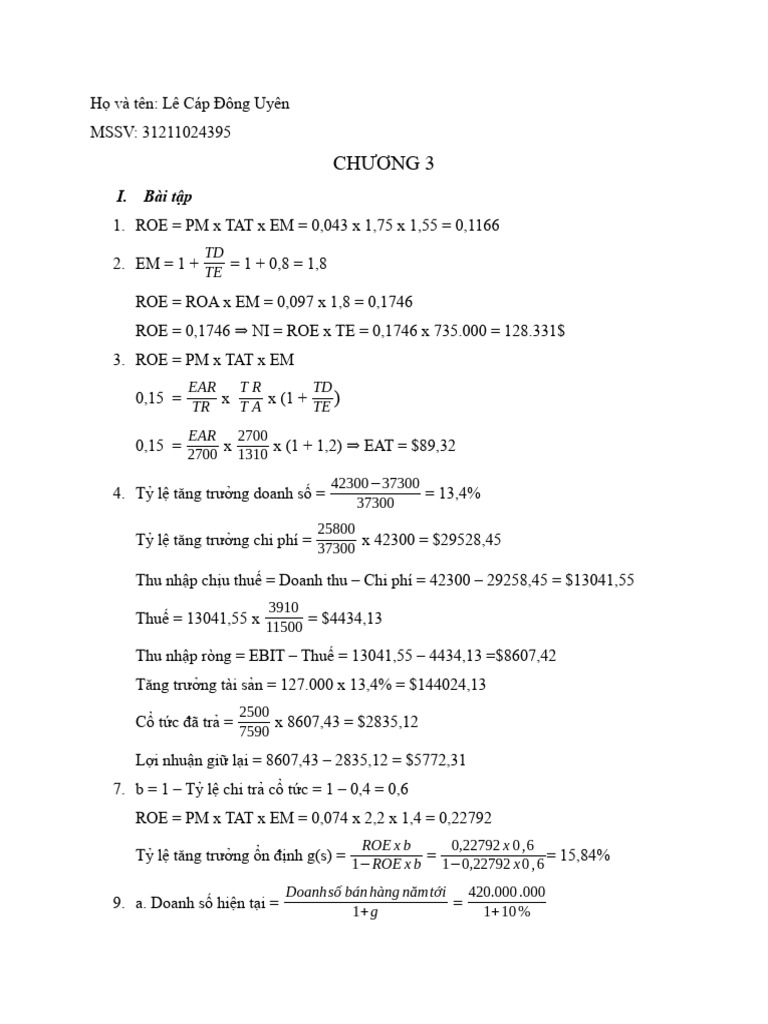 TCDN Chuong 3 | PDF