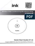 Yealink VCM36-W Quick Start Guide (EN, CN, DE, ES, FR) V1.3