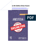 Anestesia 6Th Edition Brian Keech Full Chapter