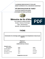 Mémoire de Fin D'études: Université Ibn-Khaldoun de Tiaret