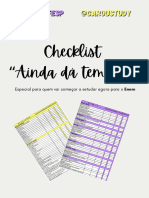 Check-List Ainda Dá Tempo