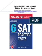 Mcgraw Hill Education 6 Sat Practice Tests 5Th Edition Christopher Black Full Chapter