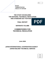 The Study On Building The National Technical Regulation and Standard Set For Railway