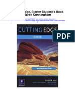 Cutting Edge Starter Students Book Sarah Cunningham Full Chapter