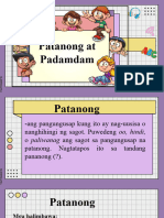 Filipino 2 - 4.2 Patanong at Padamdam