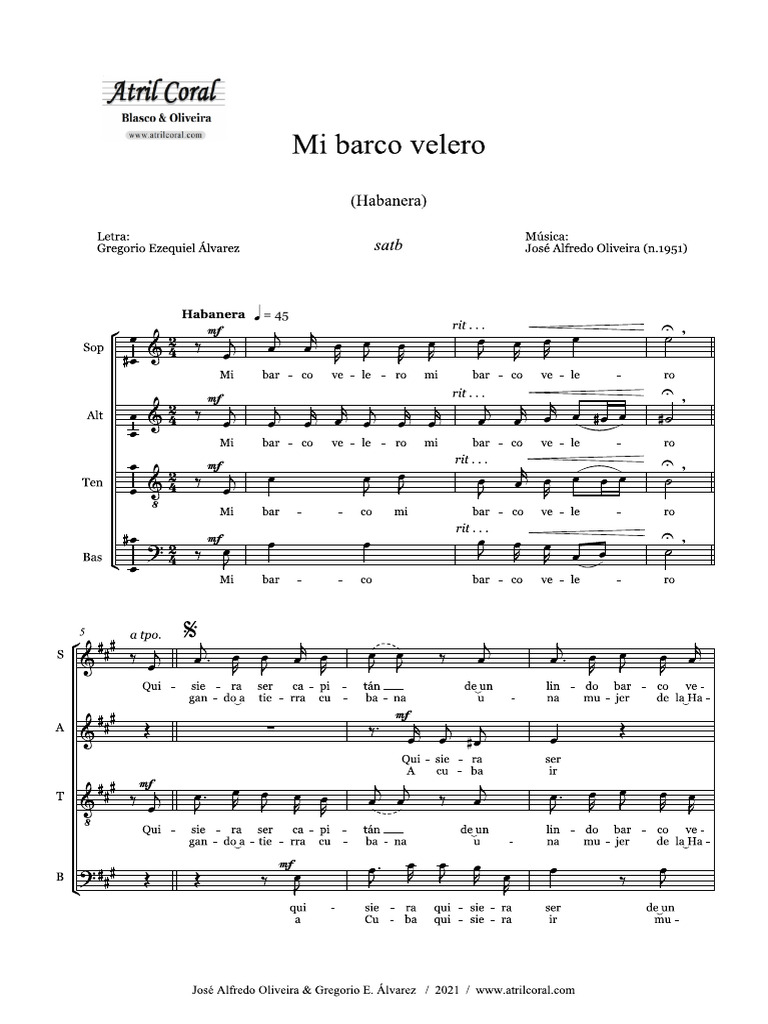 Mi Barco Velero | PDF