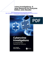 Cybercrime Investigations A Comprehensive Resource For Everyone 1St Edition John Bandler Full Chapter