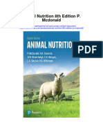 Animal Nutrition 8Th Edition P Mcdonald Full Chapter