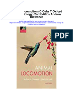 Animal Locomotion C Oabs T Oxford Animal Biology 2Nd Edition Andrew Biewener Full Chapter