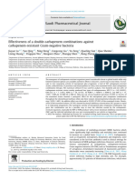 Effectiveness of a Double Carbapenem Combinations Again 2022 Saudi Pharmaceu