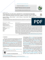 Determination of Anticancer Potential of A Novel Pharmacolo 2022 Saudi Pharm