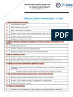 Matriz de Referência - Português - 6º Ano (Blog Do Prof. Adonis)