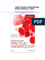 Dacie and Lewis Practical Haematology 12Th Edition Barbara J Bain Full Chapter