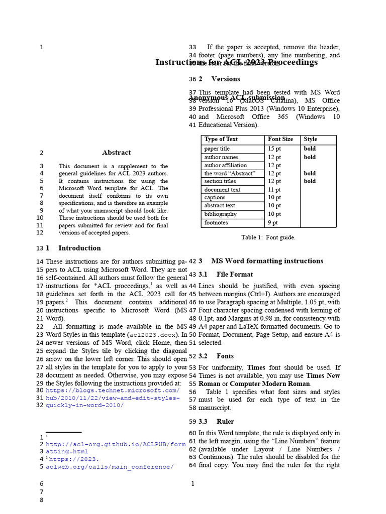 Acl 2023 | PDF | Microsoft Word | Hyperlink