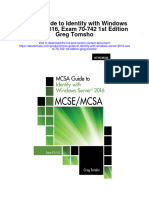Download Mcsa Guide To Identity With Windows Server 2016 Exam 70 742 1St Edition Greg Tomsho full chapter
