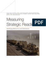 Measuring Strategic Readiness Identifying Metrics for Core Dimensions
