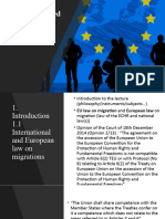 EU Law Related To Migrations 2023-2024 2