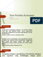 Pertemuan 5 Teori Perilaku Konsumen