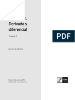 Práctica 3. Derivada y Diferencial - Análisis Matemático
