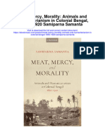 Meat Mercy Morality Animals and Humanitarianism in Colonial Bengal 1850 1920 Samiparna Samanta Full Chapter