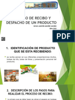 Proceso de Recibo y Despcho de Un Producto